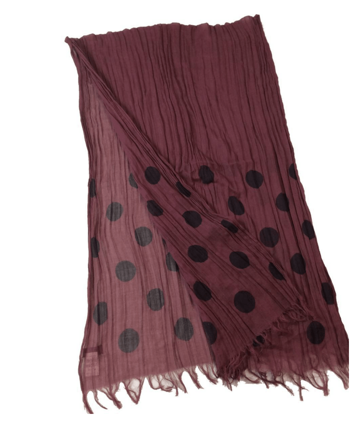 Yohji Yamamoto Polka Dot Premium Sheer Cotton Scarf Size ONE SIZE - 2 Thumbnail