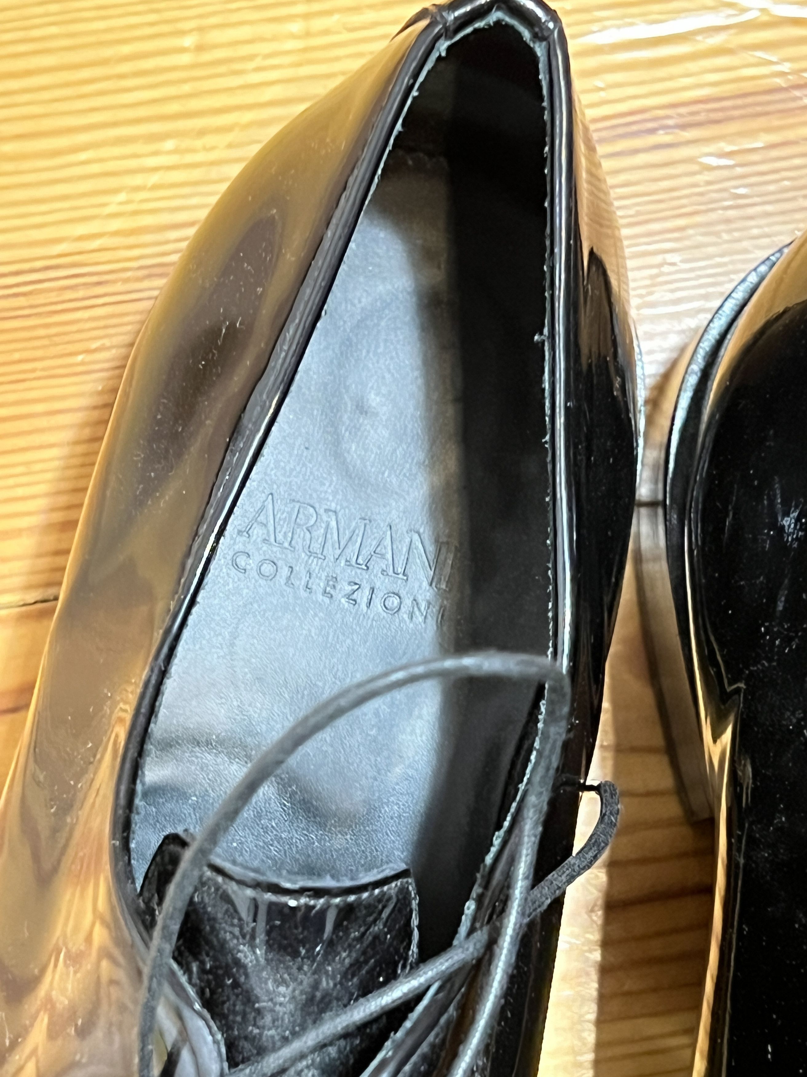 Armani Armani patent leather oxfords Size US 8 / EU 41 - 3 Thumbnail