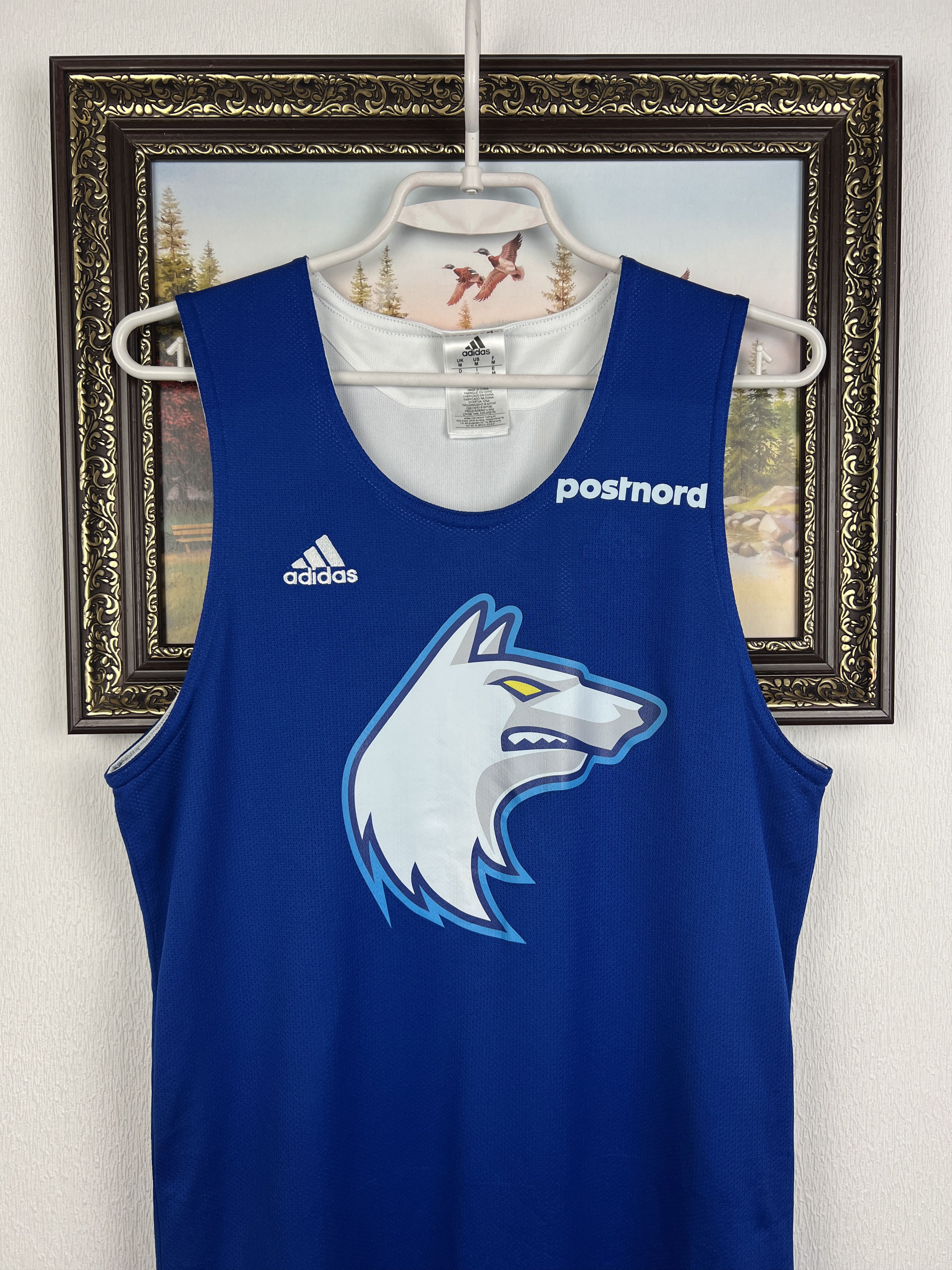 Adidas Finland Basketball Jersey National Team Reversible Shirt Size US M / EU 48-50 / 2 - 2 Thumbnail