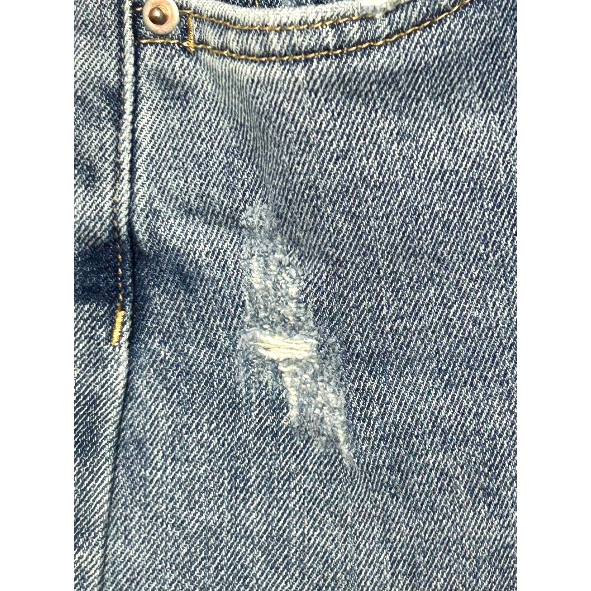 Other Wild Fable Women’s Jeans 0 Blue High Rise Distressed Tapered Size 25" / US 0 / IT 36 - 7 Thumbnail