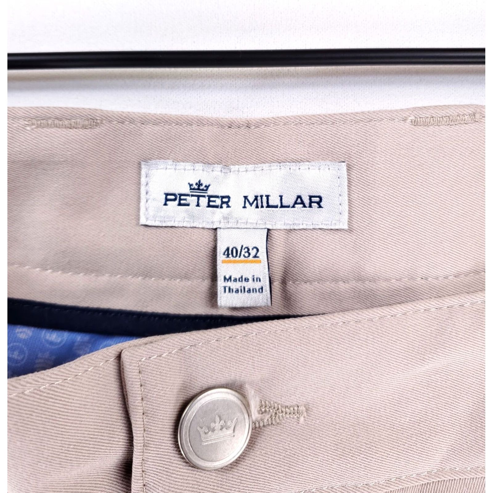 Peter Millar Peter Millar EB66 Pants Beige Mens 41 x 27.5 Chino Regular Mens Pants Beige 41 27.5 Beige Peter Millar EB66 Pants Mens 41 x 27.5 Size US 41 - 3 Thumbnail