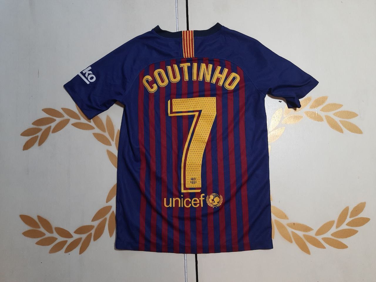 Nike Nike Barcelona Jersey №7 Coutinho 2018-2019 kids size L Size US XXS / EU 40 - 10 Thumbnail