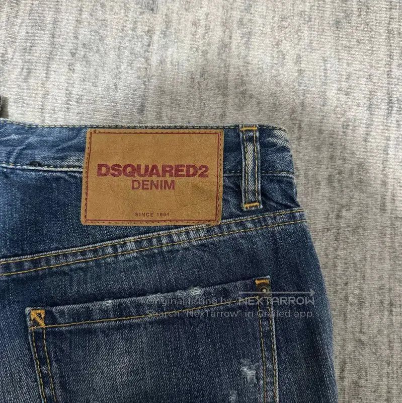 Dsquared2 DSQUARED2 Light Blue Cotton Embroidered Casual Pants . Size US 30 / EU 46 - 3 Thumbnail