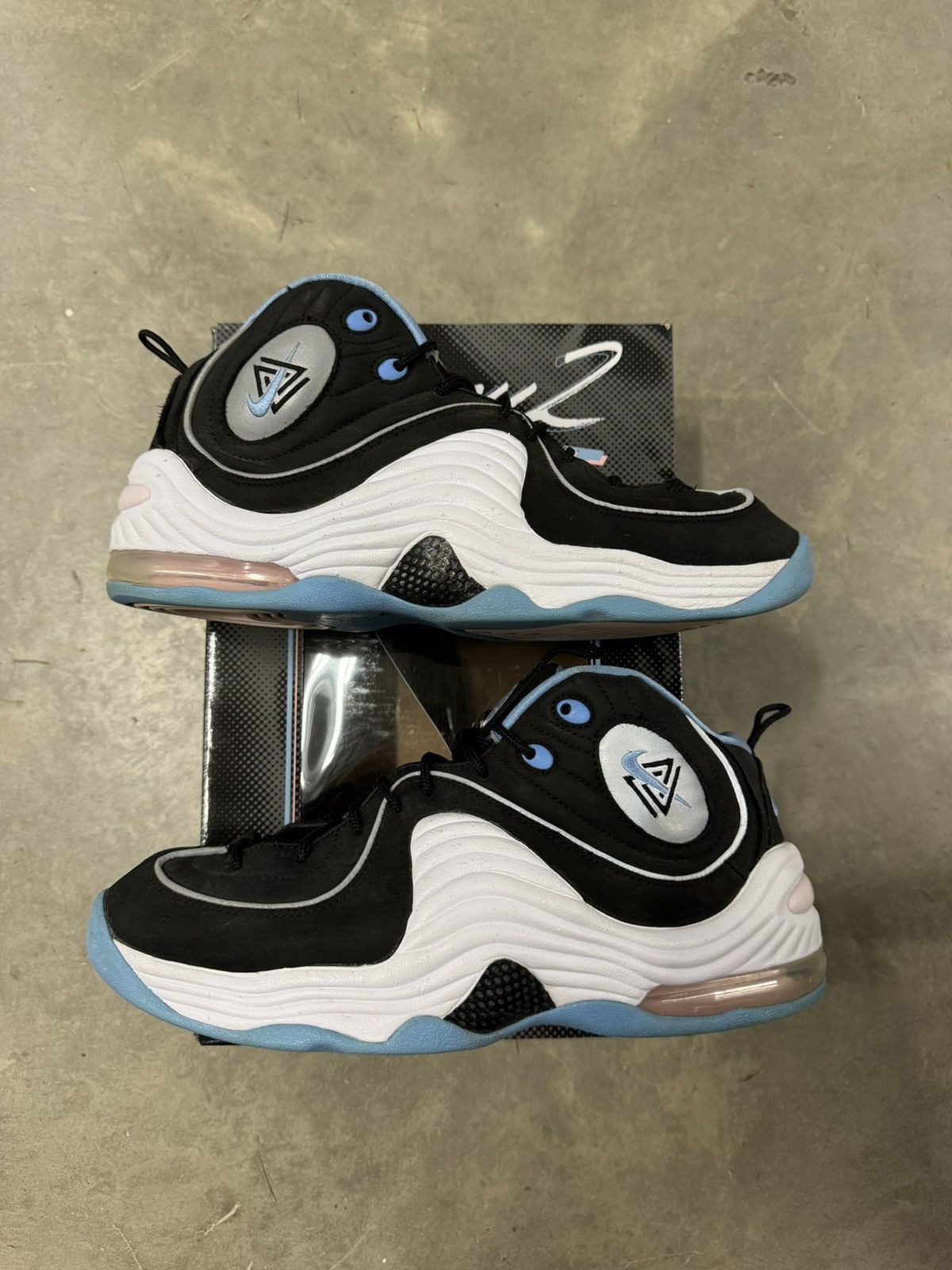 Nike × Social Status Nike Air Penny 2 Social Status Playground Black Size 10.5 Size US 10.5 / EU 43-44 - 2 Thumbnail
