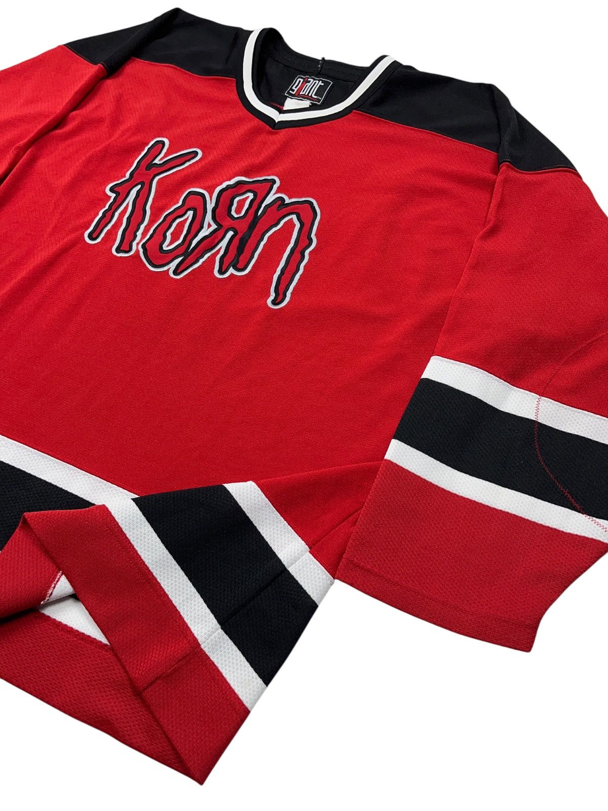 Band Tees Vintage 1999 Korn Follow The Leader Tour Hockey Jersey Mesh Size US XL / EU 56 / 4 - 4 Thumbnail