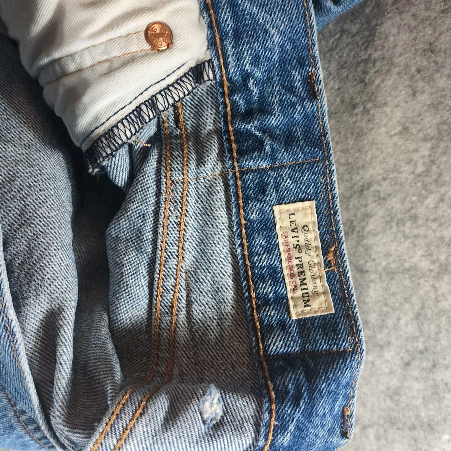 Levi's Levi's 501 Big E Mens Jeans 38 X 29 Blue Denim Straight Size US 38 / EU 54 - 3 Thumbnail