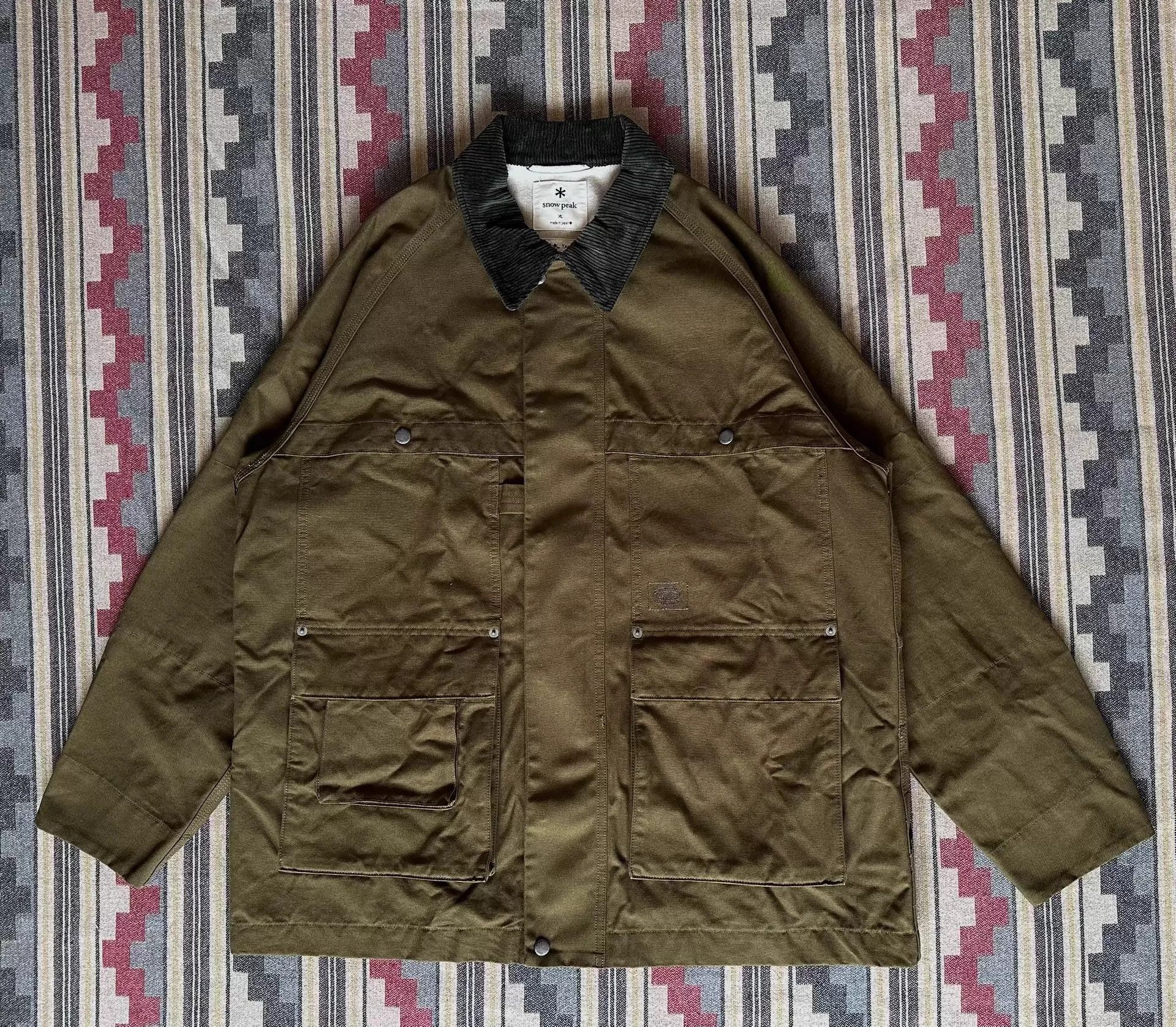 Snow Peak Brown Utility Jacket with Pockets - XL Size US XL / EU 56 / 4 - 1 Thumbnail