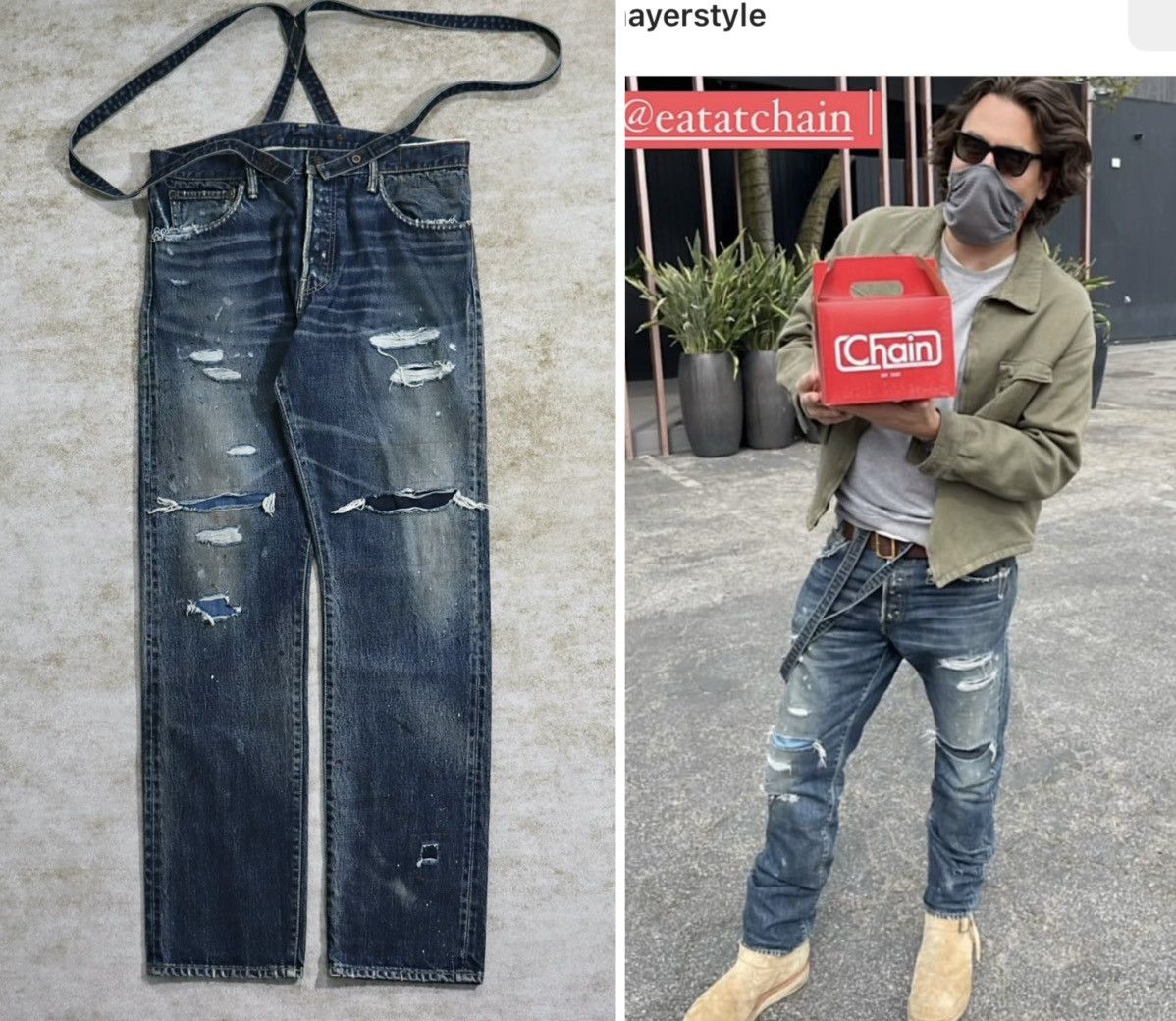 Visvim Visvim 20aw D17 Social Sculpture 15 Damaged-17 Size US 32 / EU 48 - 1 Thumbnail