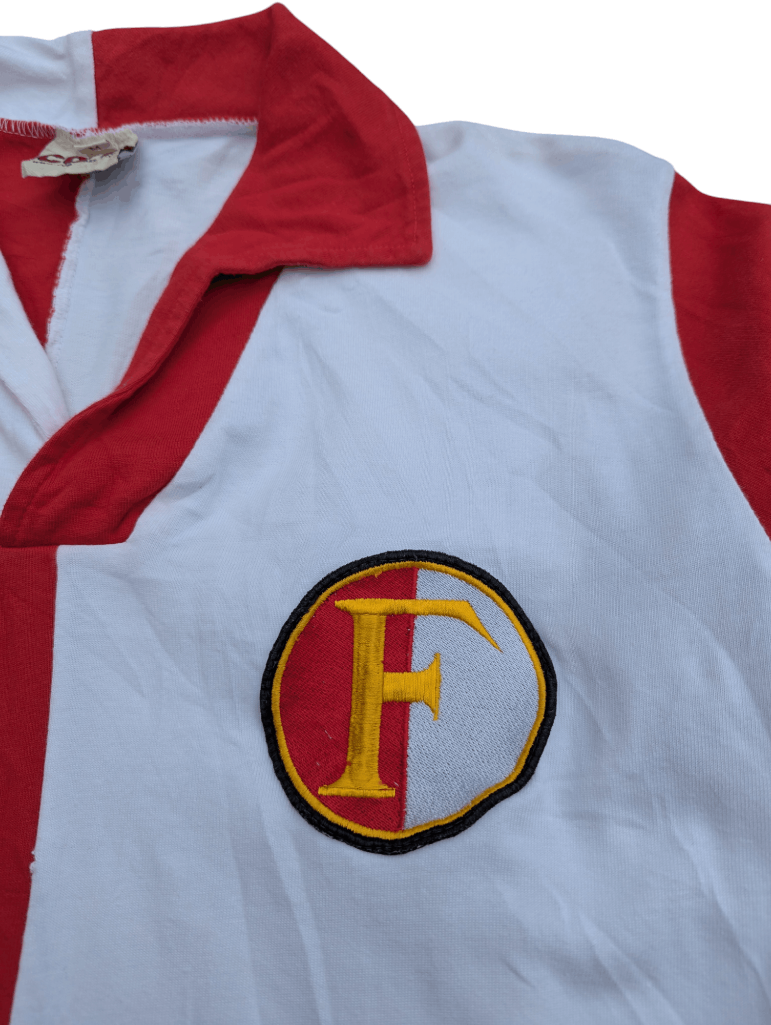 Vintage VINTAGE 1956 FEYENOORD HOME FOOTBALL SOCCER JERSEY HOLLAND Size US M / EU 48-50 / 2 - 3 Thumbnail
