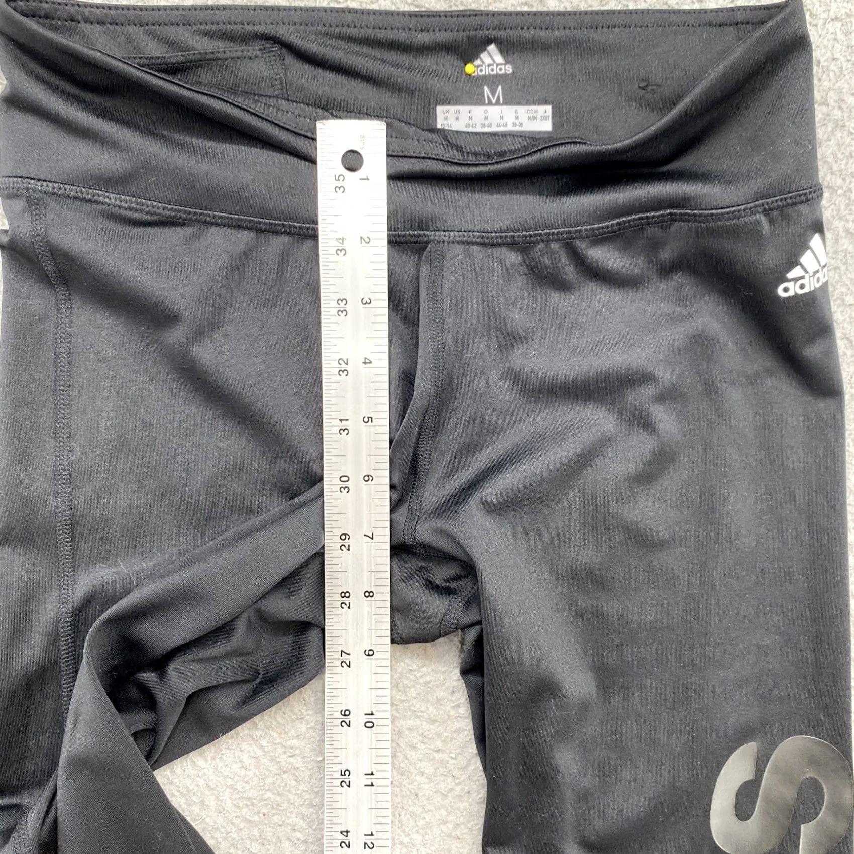 Adidas Adidas Climalite Black Ankle Legging Pants Women’s Medium Size M Black Leggings Workout Yoga Size 32" / US 10 / IT 46 - 5 Thumbnail