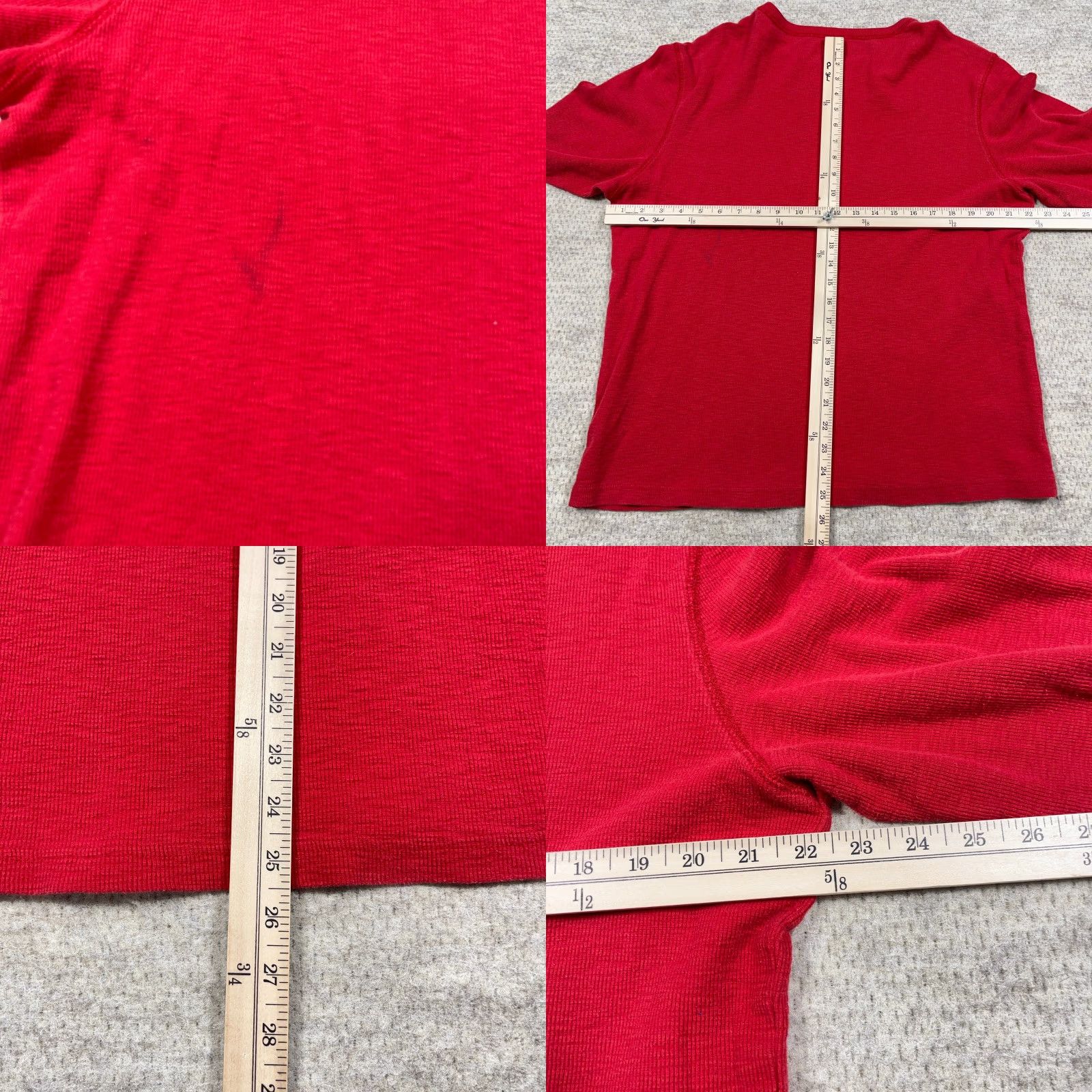 American Eagle Outfitters VINTAGE American Eagle Outfitters Shirt Men XL Red Thermal Waffle Knit Big Logo Bird Graphic T-Shirt Size US XL / EU 56 / 4 - 8 Thumbnail