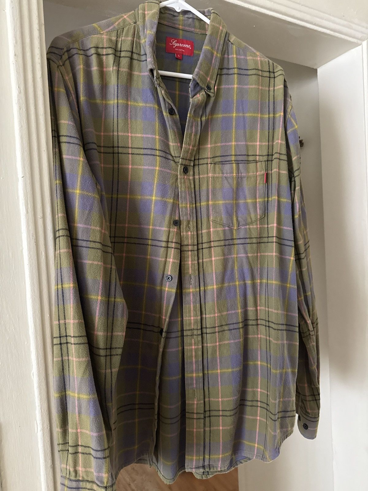 Supreme Supreme Plaid Flannel Size US L / EU 52-54 / 3 - 1 Thumbnail