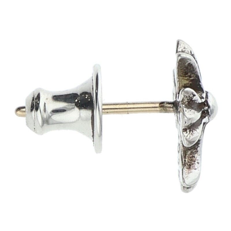 Chrome Hearts Chrome Hearts Cross Stud Silver Earring Size ONE SIZE - 4 Thumbnail