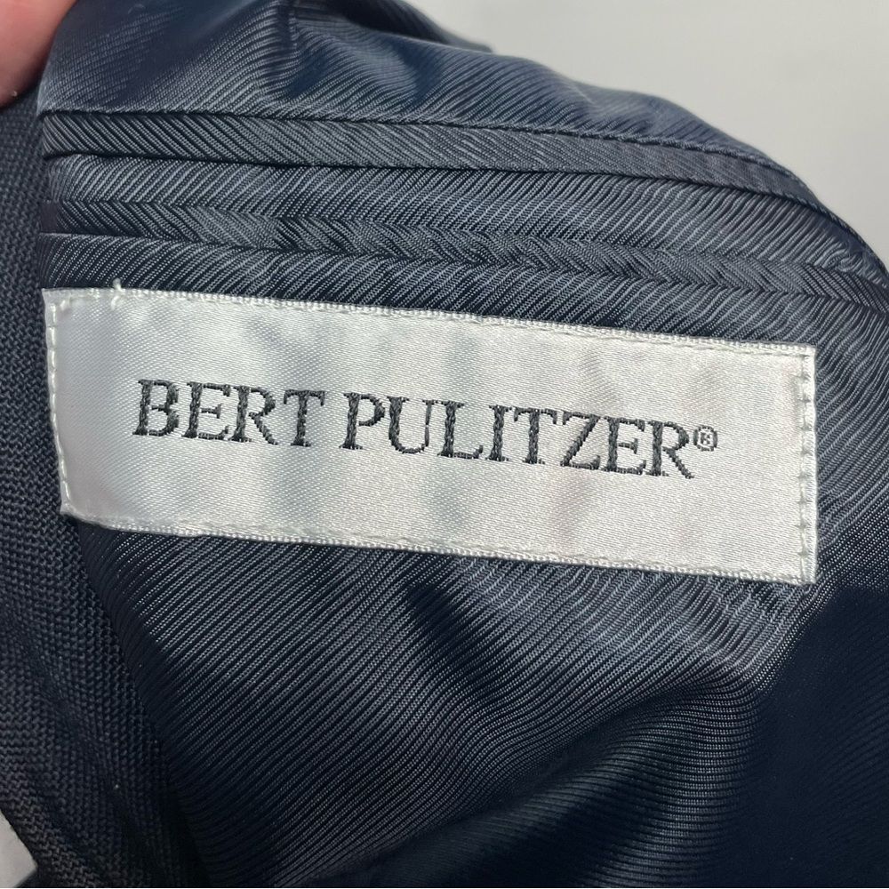 Bert Pulitzer Bert Pulitzer Navy Blazer Jacket Size 42 Regular Size 42R - 6 Thumbnail