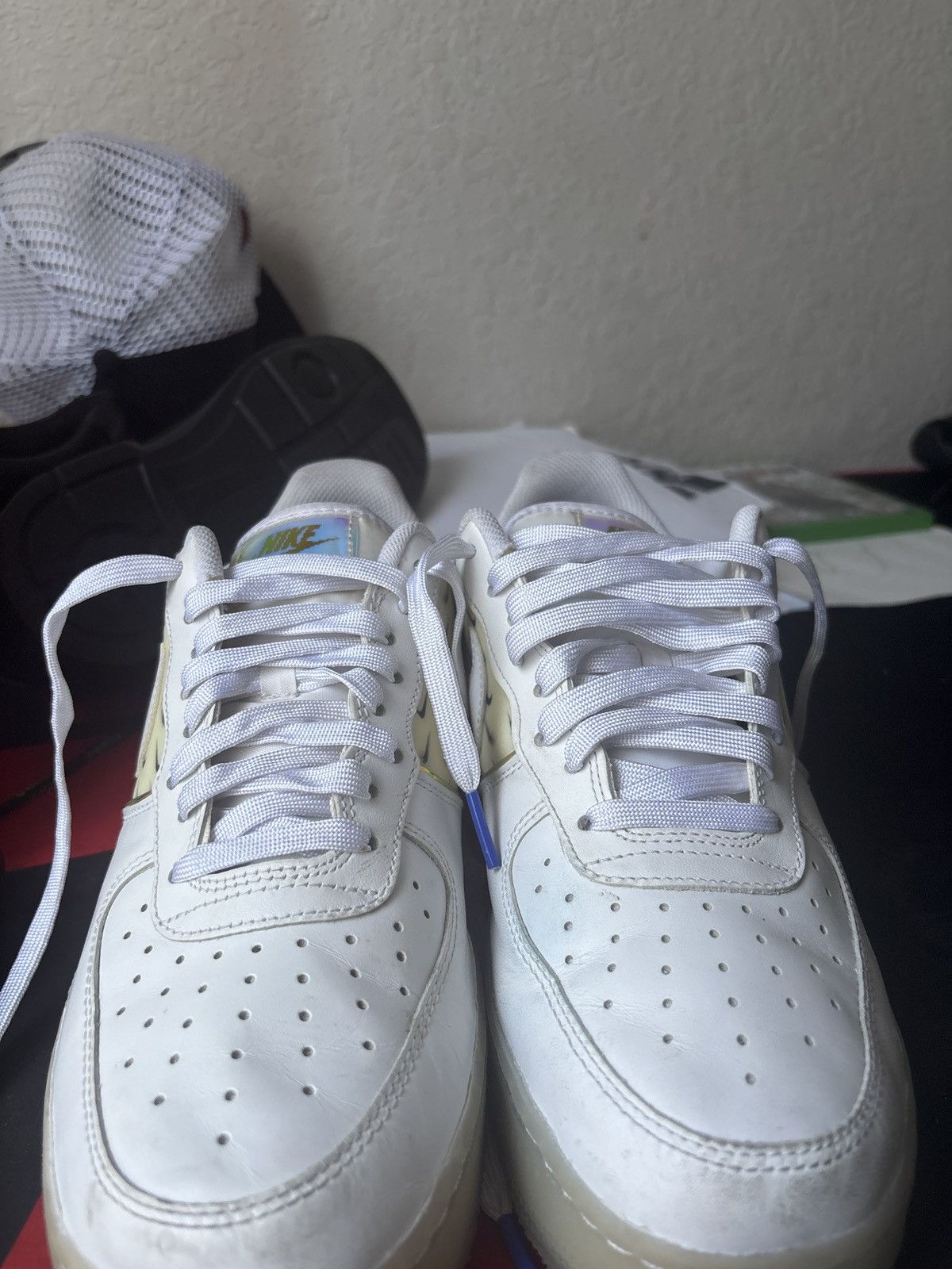 Nike Nike Air Force 1 '07 Premium "Swoosh Pattern Size US 9 / EU 42 - 3 Thumbnail