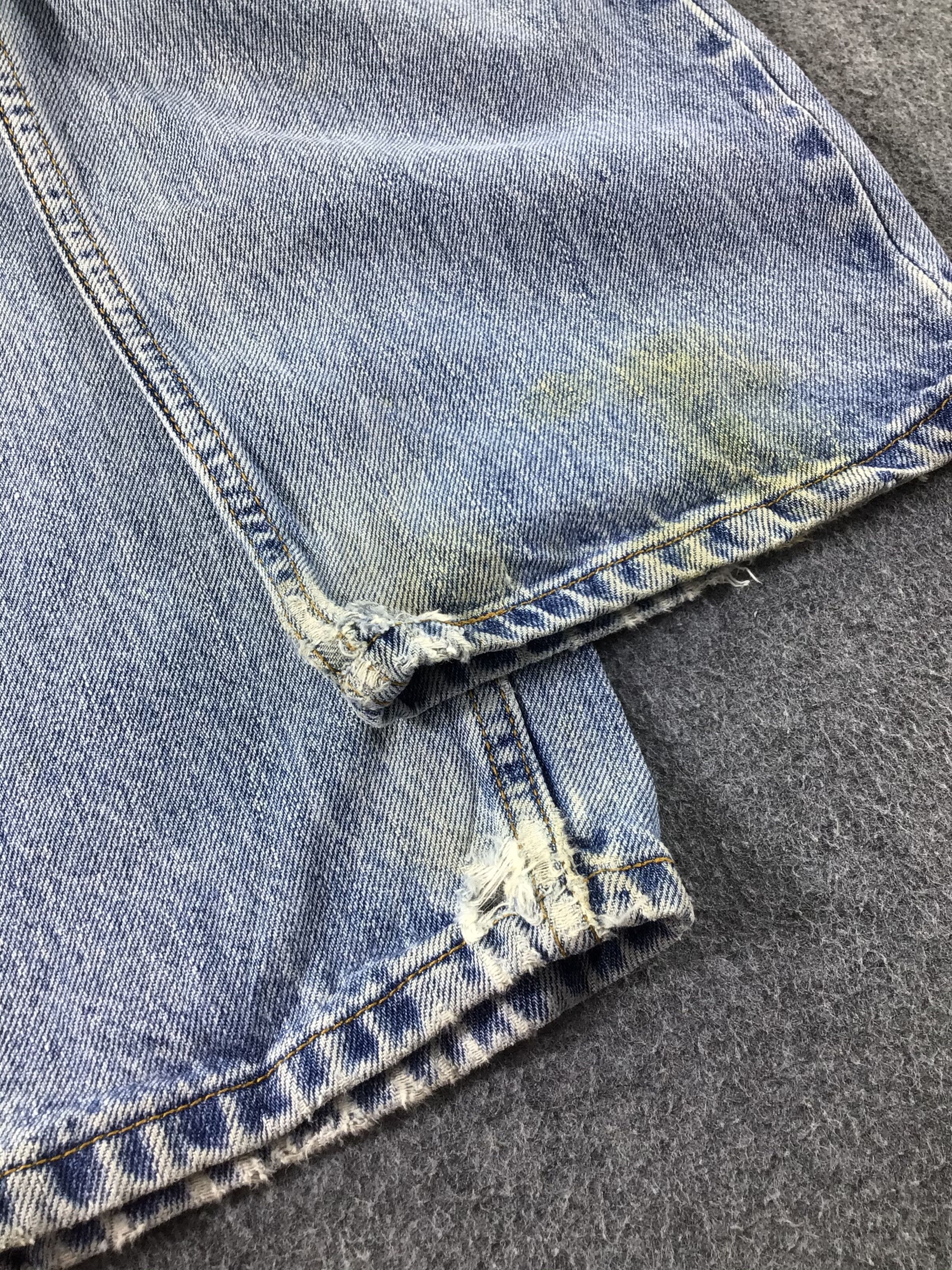 Levi's Vintage Levis 505 Jeans Stone Washed Denim -J519 Size US 35 - 9 Thumbnail