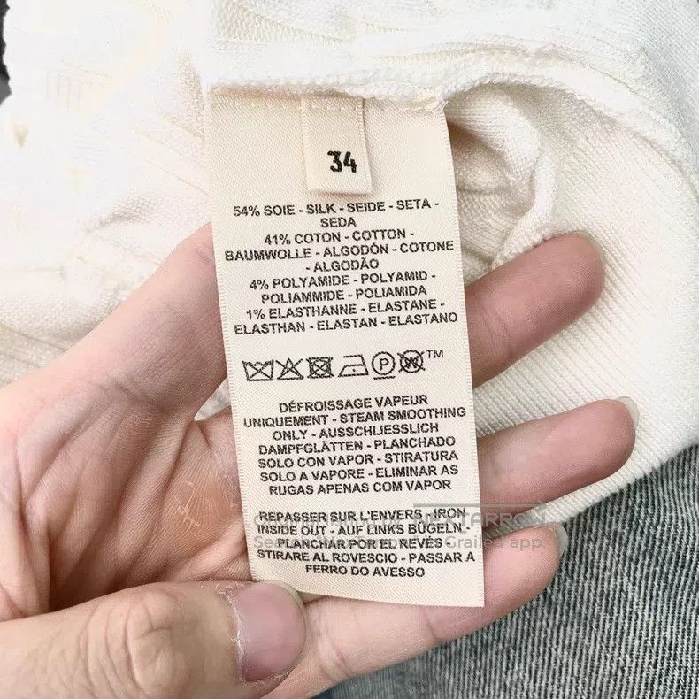 Hermes Hermes White Knit Cardigan Size XXS / US 00 / IT 34 - 5 Thumbnail