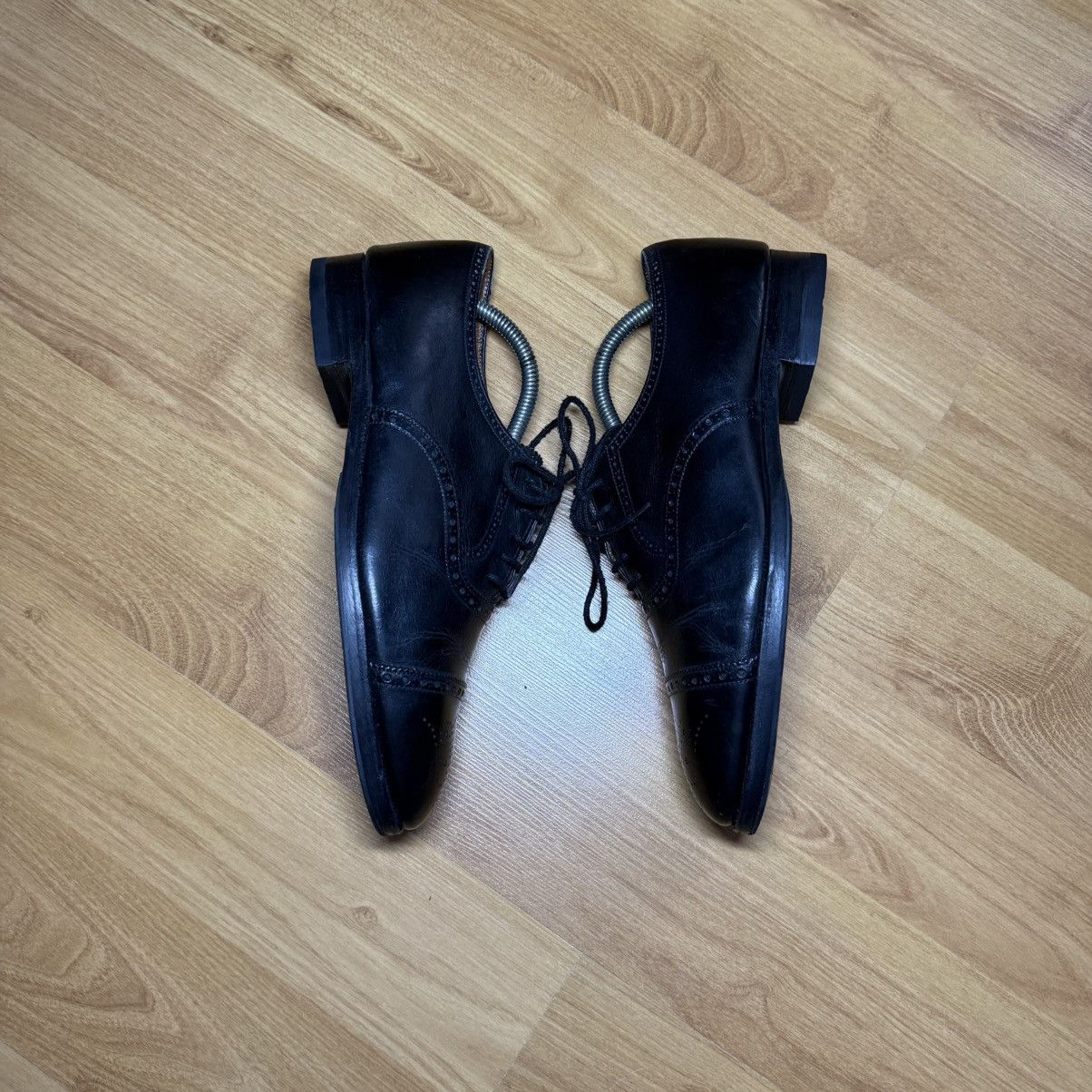 Crockett & Jones Crockett & Jones leather western oxfords brogue guidi style Size US 7.5 / EU 40-41 - 3 Thumbnail