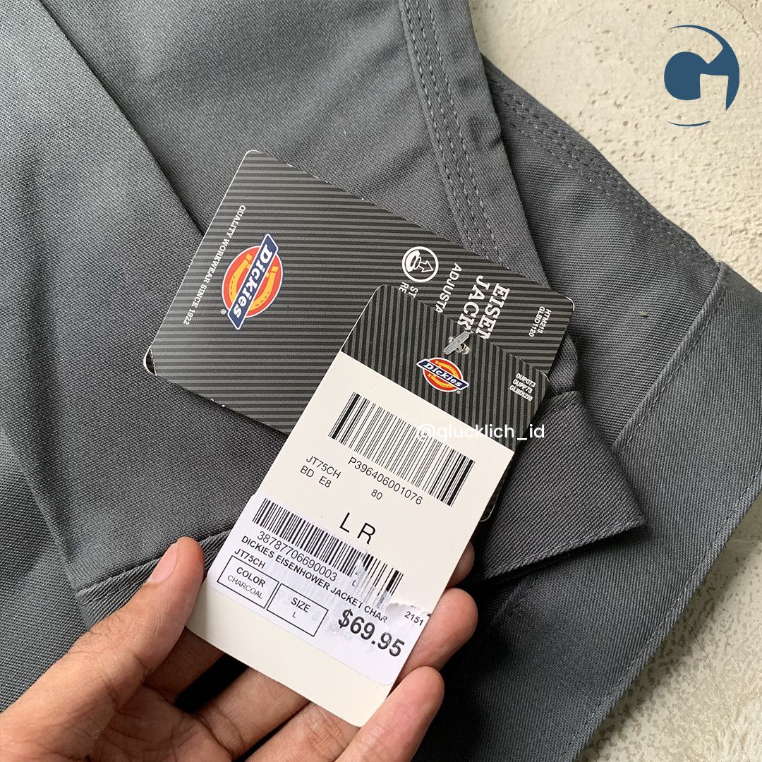 Dickies Dickies, Eisenhower Unlined Work Jacket in Charcoal Size US L / EU 52-54 / 3 - 5 Thumbnail