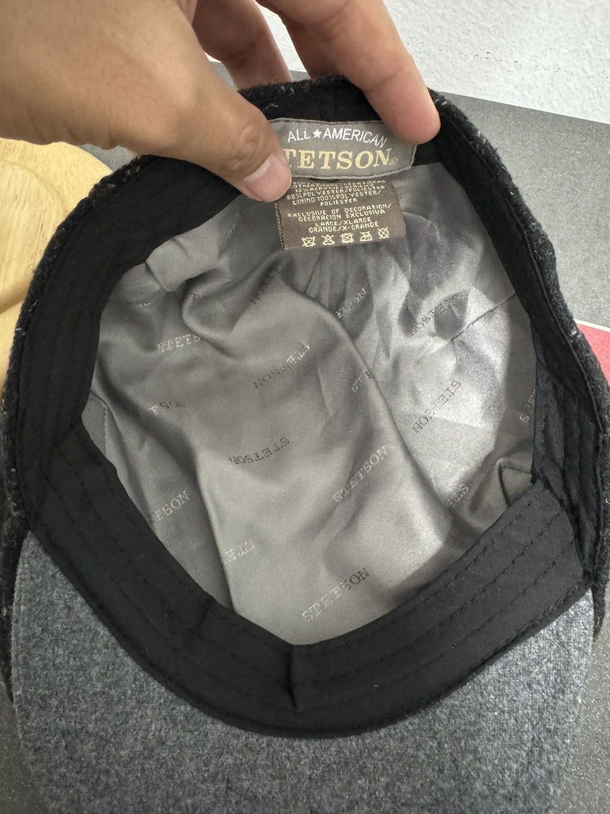 Stetson STETSON MIXED WOOL FLAT CAP Size ONE SIZE - 6 Thumbnail