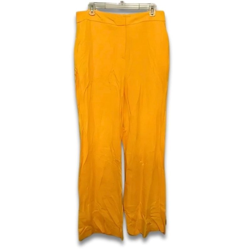 Asos ASOS Wide Leg Pants High Rise Linen Orange Women's US 10 NWT Size 32" / US 10 / IT 46 - 1 Thumbnail