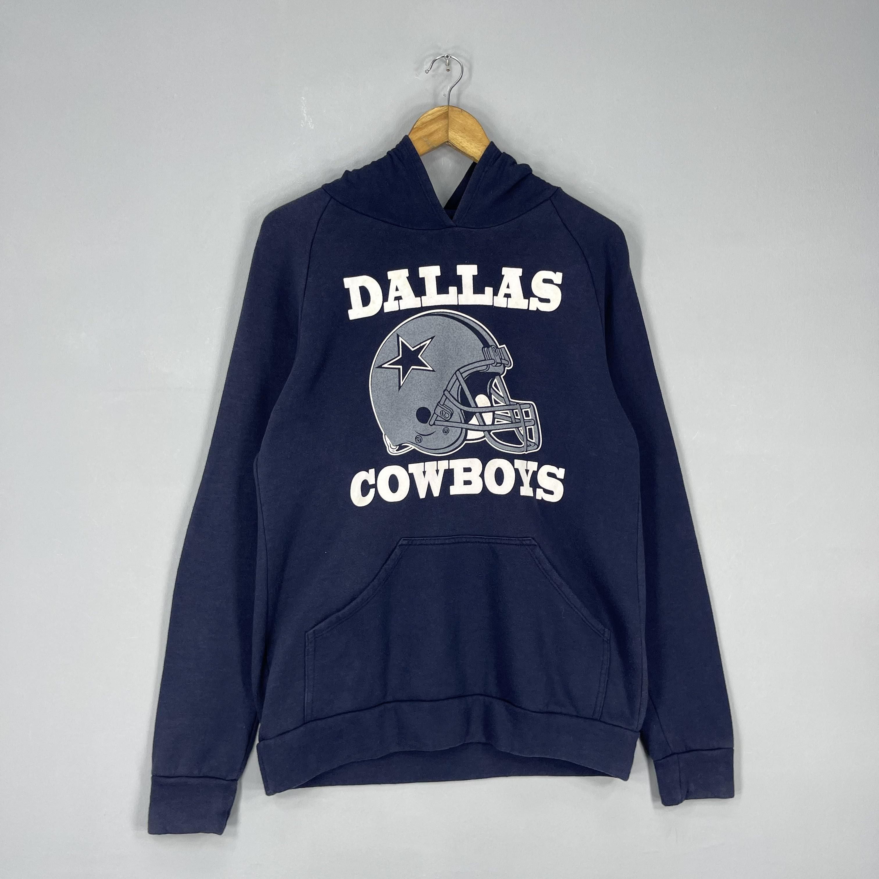 NFL Vintage DALLAS COWBOYS Nfl Big Logo Pullover Hoodie Size US M / EU 48-50 / 2 - 3 Thumbnail
