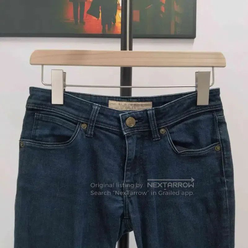 Burberry Burberry Deep Blue Cotton Women's Jeans. Size 23" - 4 Thumbnail