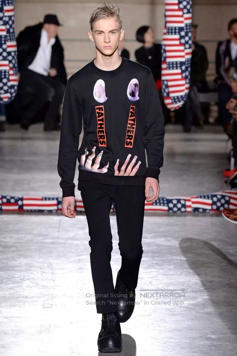 Raf Simons Raf Simons 2014 Nail Shark Dad Sweatshirt Size US M / EU 48-50 / 2 - 1 Thumbnail