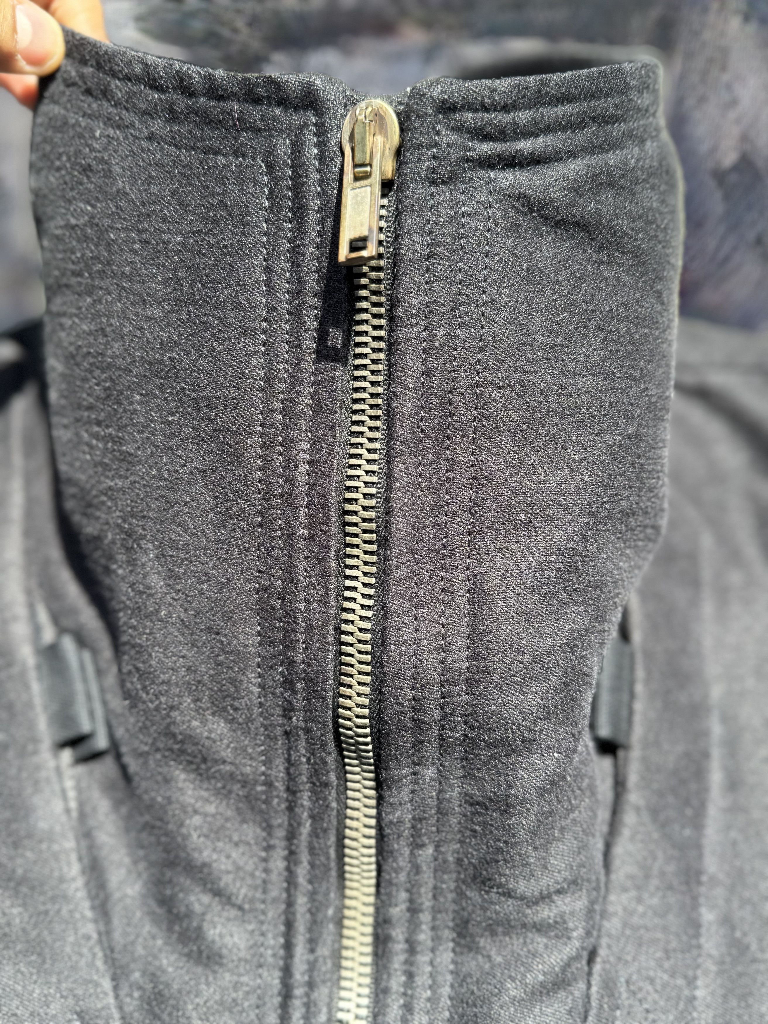 Rick Owens Rick Owens Long Black Ramie Winter Coat Size US L / EU 52-54 / 3 - 11 Thumbnail