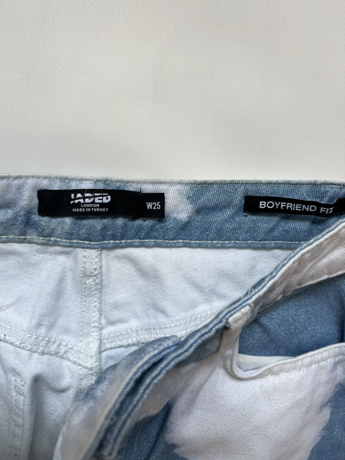 Jaded London Jaded London Light Wash Wide Leg Jeans Pants Blue Sky Size 25" / US 0 / IT 36 - 5 Thumbnail