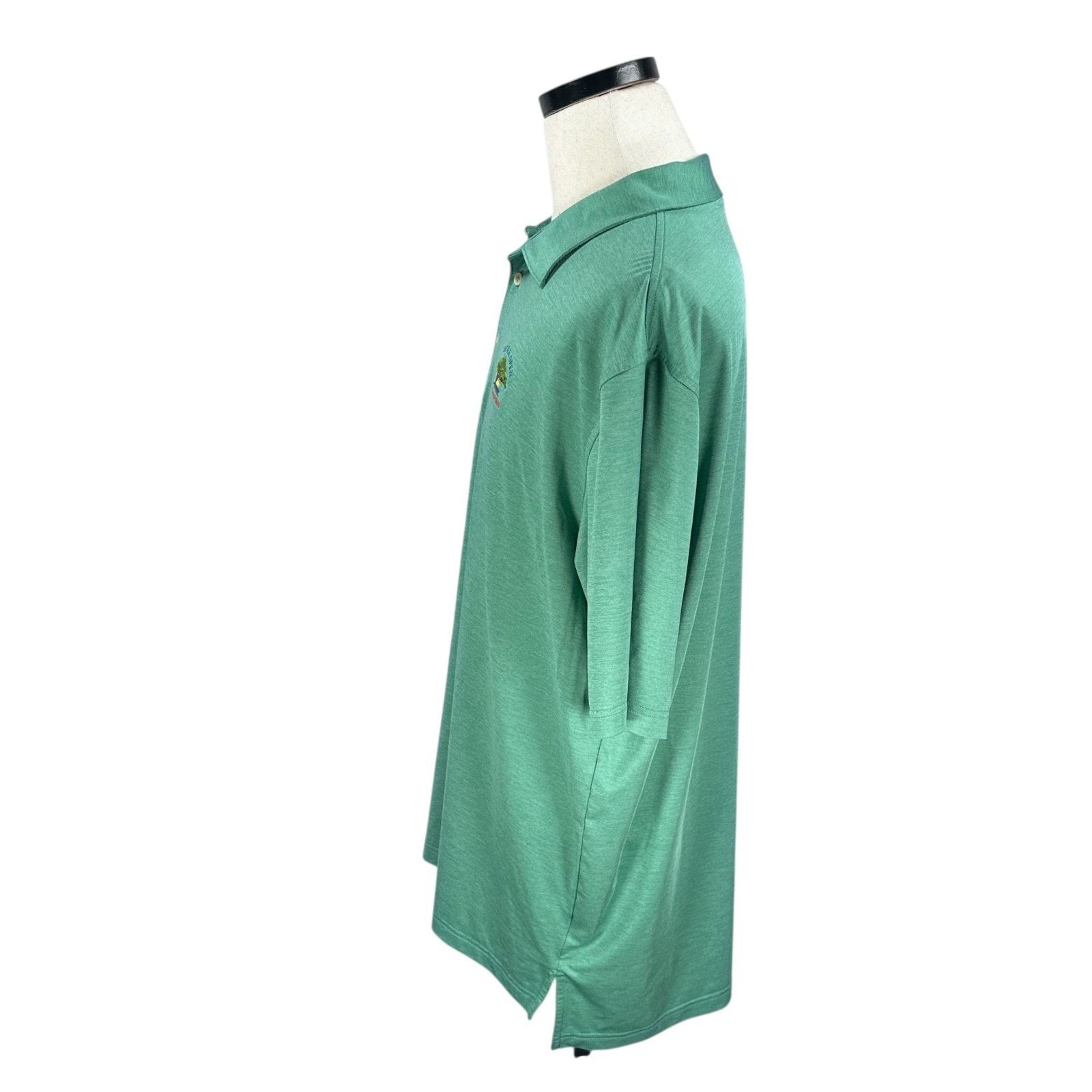Peter Millar Peter Millar Summer Comfort Polo Shirt Men's 2XL Green 121st Size US XXL / EU 58 / 5 - 4 Thumbnail