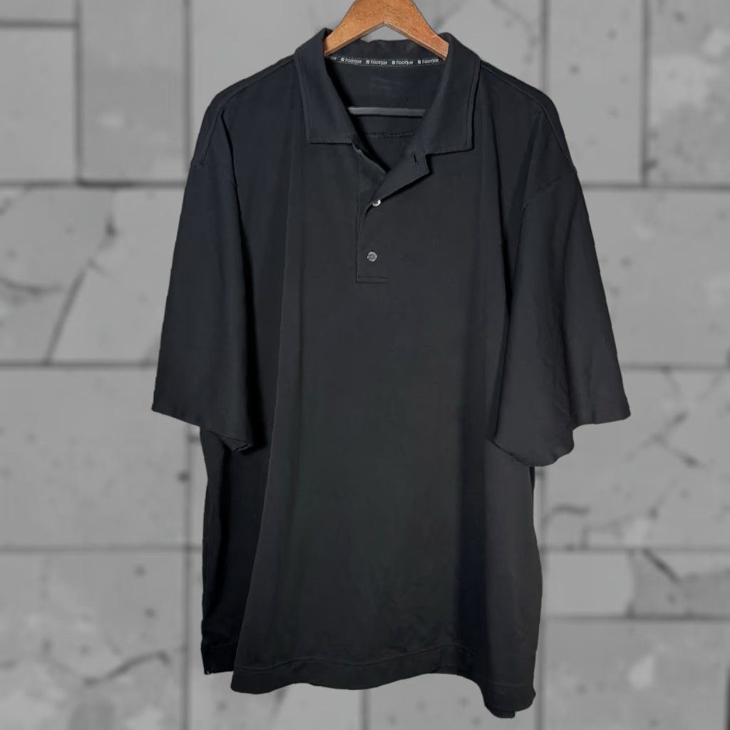 Footjoy FootJoy Black 100% Polyester Casual Polo Shirt Mens Size XXL Size US XXL / EU 58 / 5 - 1 Thumbnail