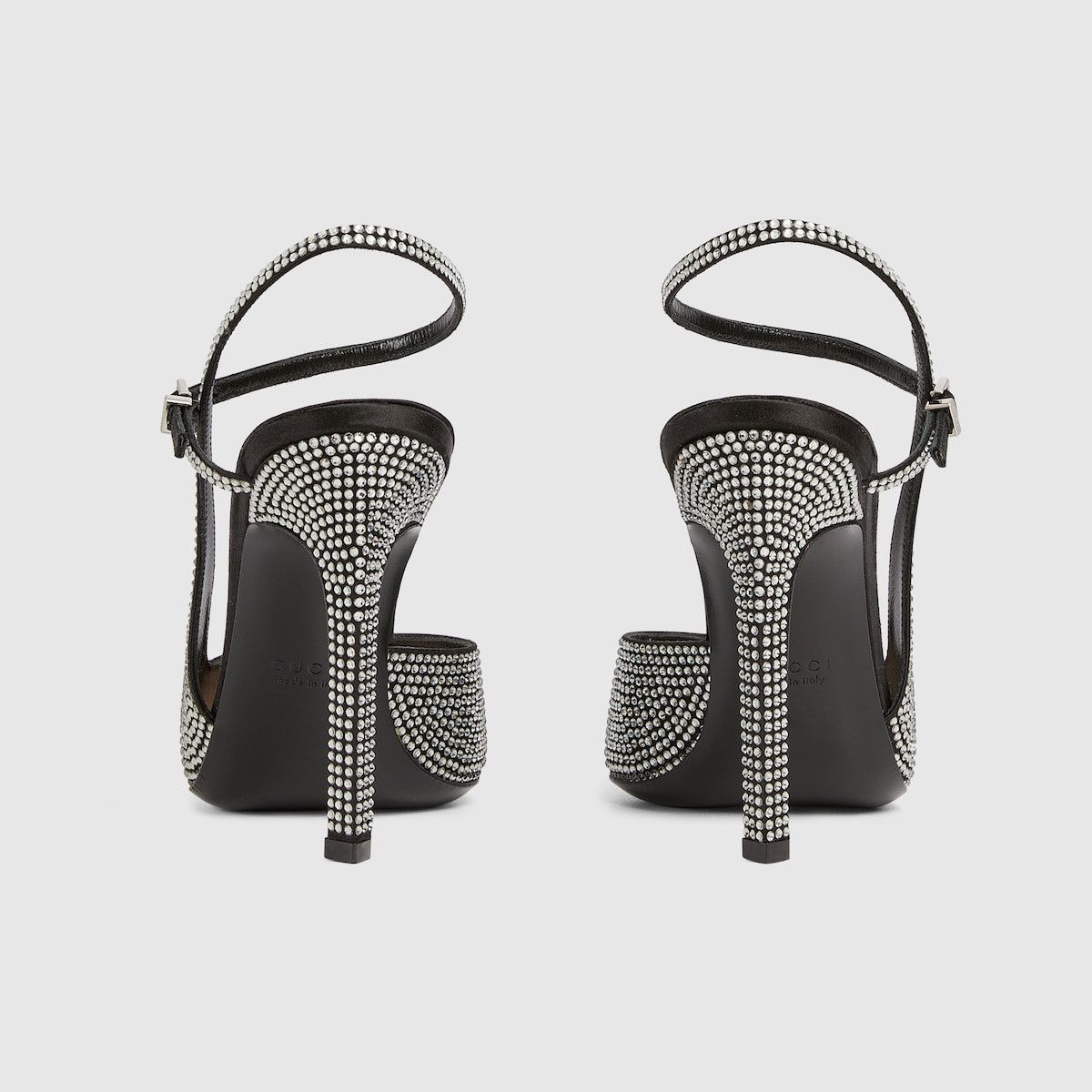 Gucci o1s1wg110125 High-Heeled Pumps in Black/Silver Size US 9 / IT 39 - 3 Thumbnail