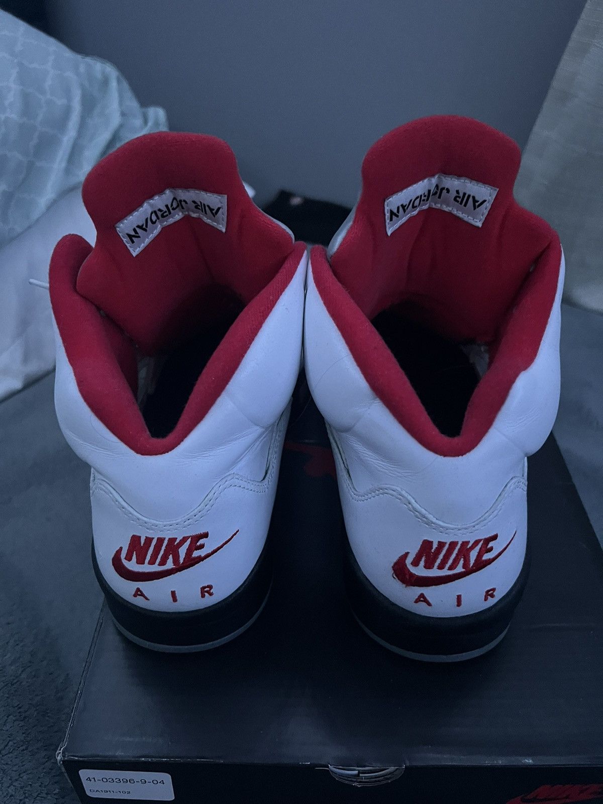 Jordan Brand Jordan 5 ( Fire Red ) Size US 9.5 / EU 42-43 - 4 Thumbnail