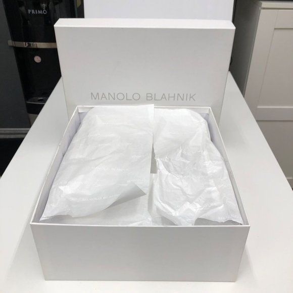 Manolo Blahnik Manolo Blahnik Black Leather Ankle Boots With Silver Chain E Size US 7.5 / IT 37.5 - 10 Thumbnail