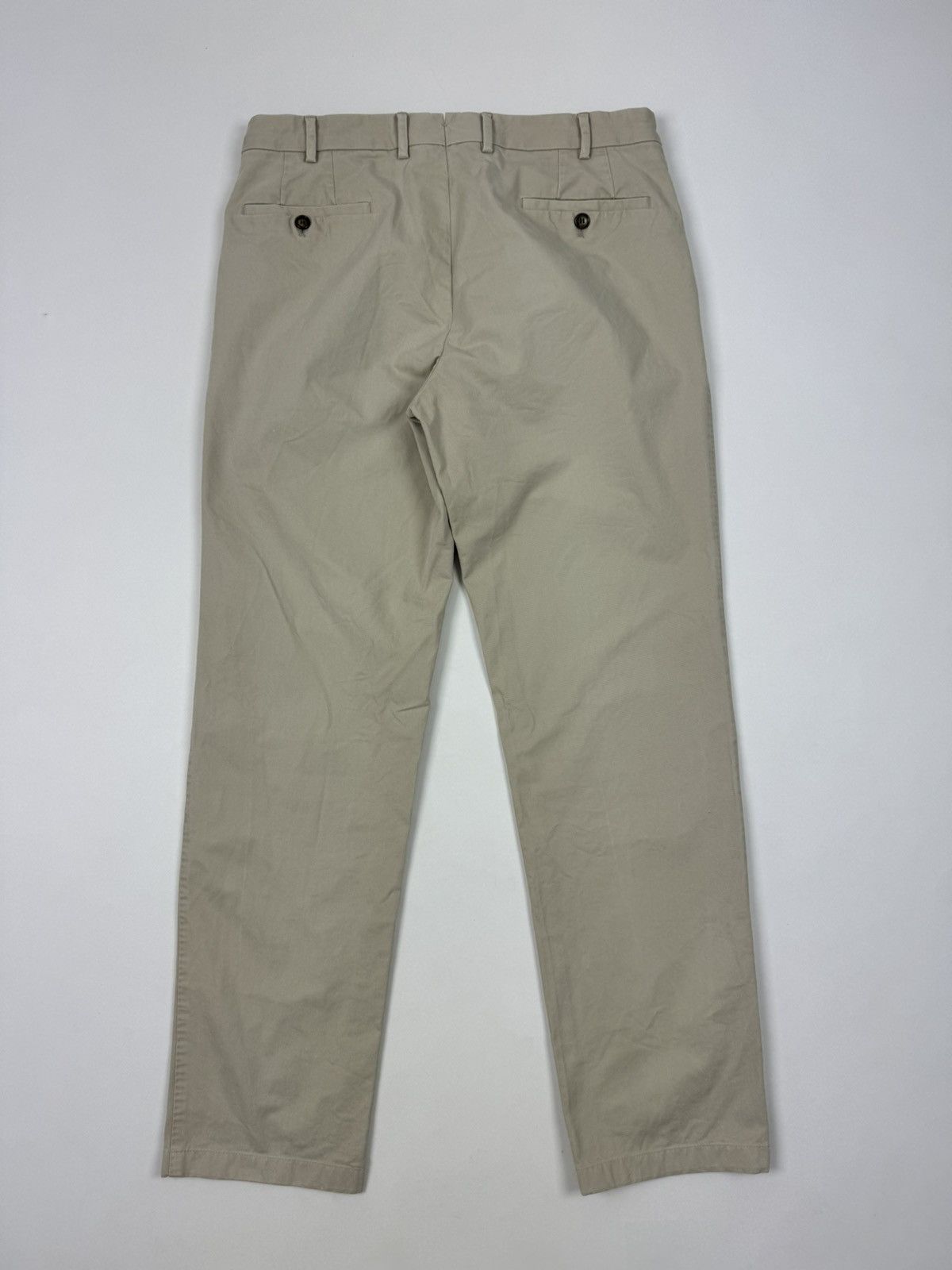Suitsupply Suitsupply Cotton Beige Chino ACORfato Trousers Pants Size US 32 / EU 48 - 11 Thumbnail