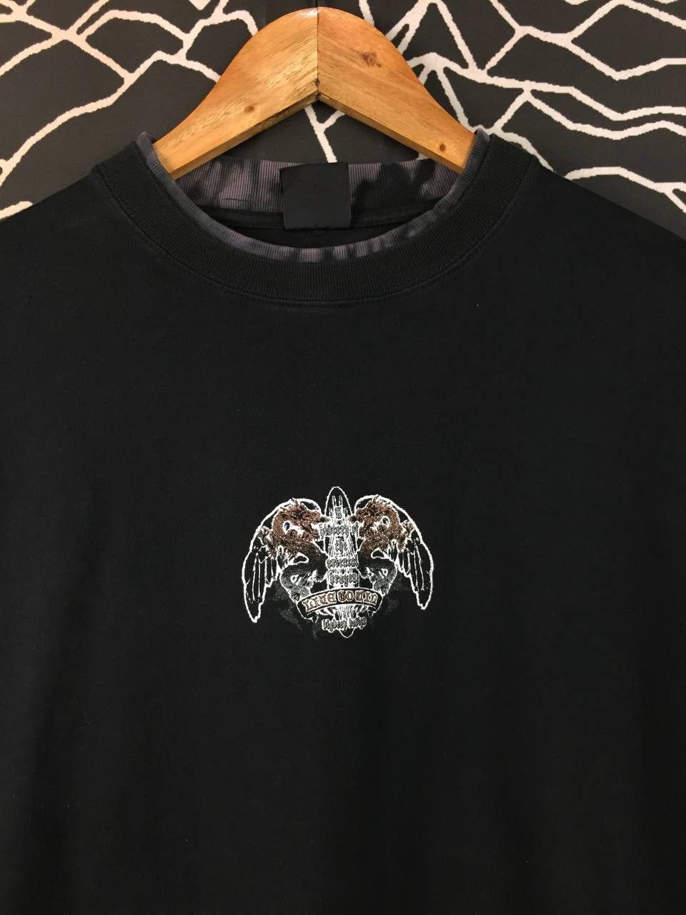 Japanese Brand La Horner Japanese Streetwear Oriental Dragon Cyber Y2K Tee Size US XL / EU 56 / 4 - 6 Thumbnail