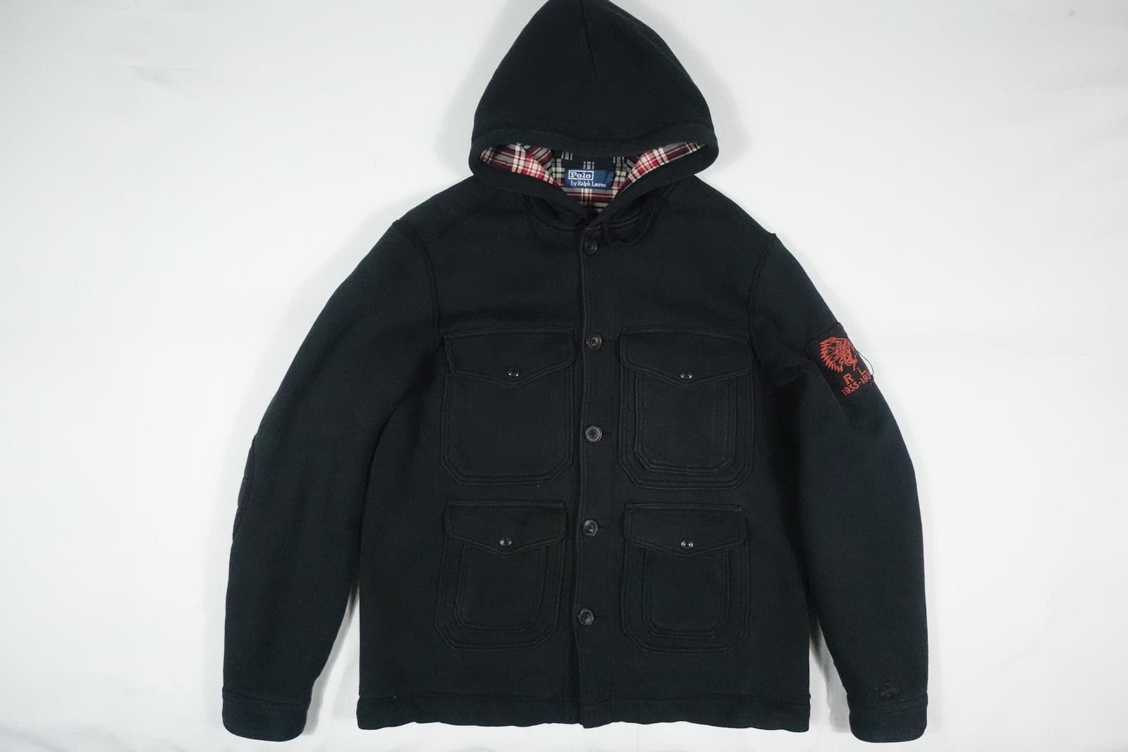 Polo Ralph Lauren Polo Ralph Lauren Jacket Coat Hooded Inidan Chief Head M Size US L / EU 52-54 / 3 - 1 Thumbnail