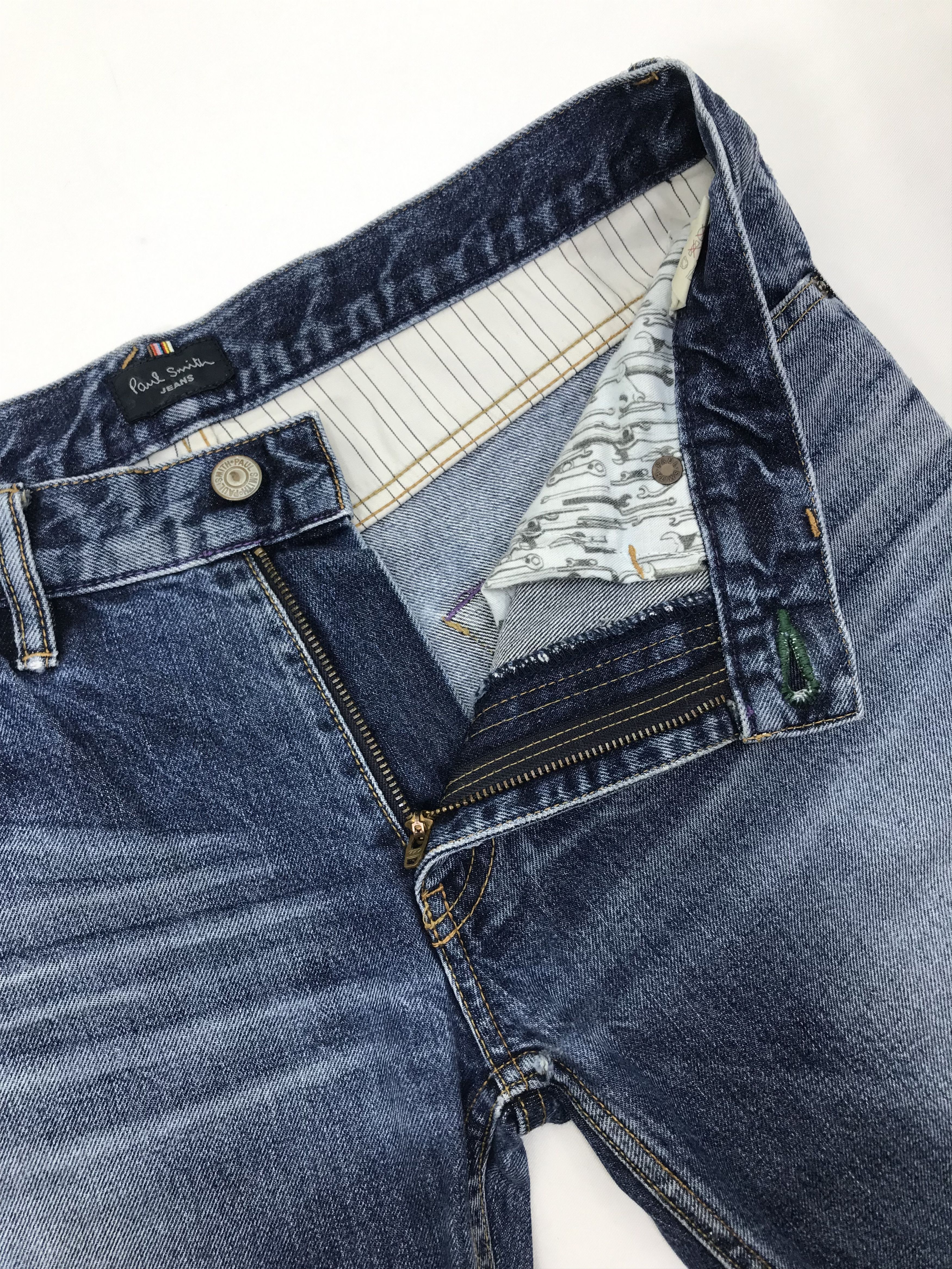 Paul Smith Vintage Paul Smith Faded Blue Jeans Distressed Denim Size US 32 / EU 48 - 9 Thumbnail