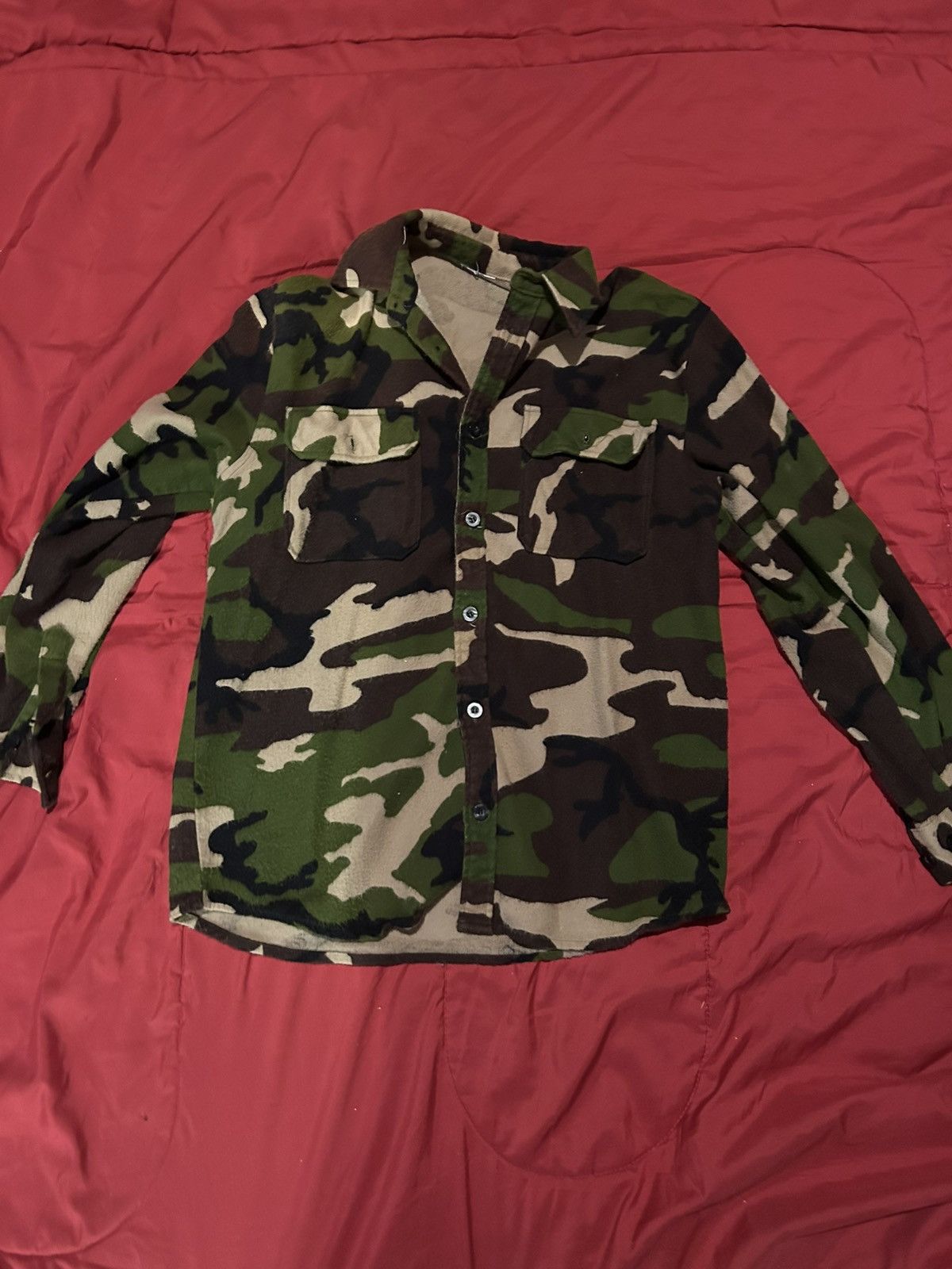 Anti Social Social Club Anti Social Social Club Camo Flannel Size US M / EU 48-50 / 2 - 1 Thumbnail