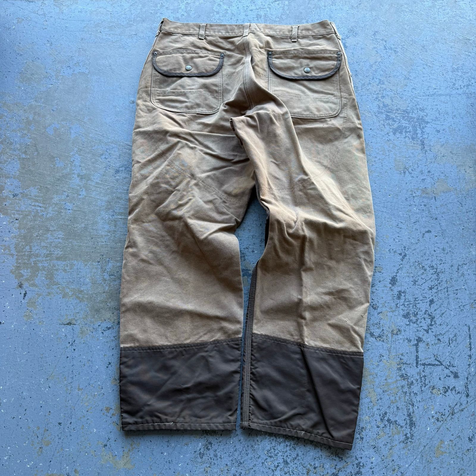 Carhartt wip single knee pants black Dearborn canvas