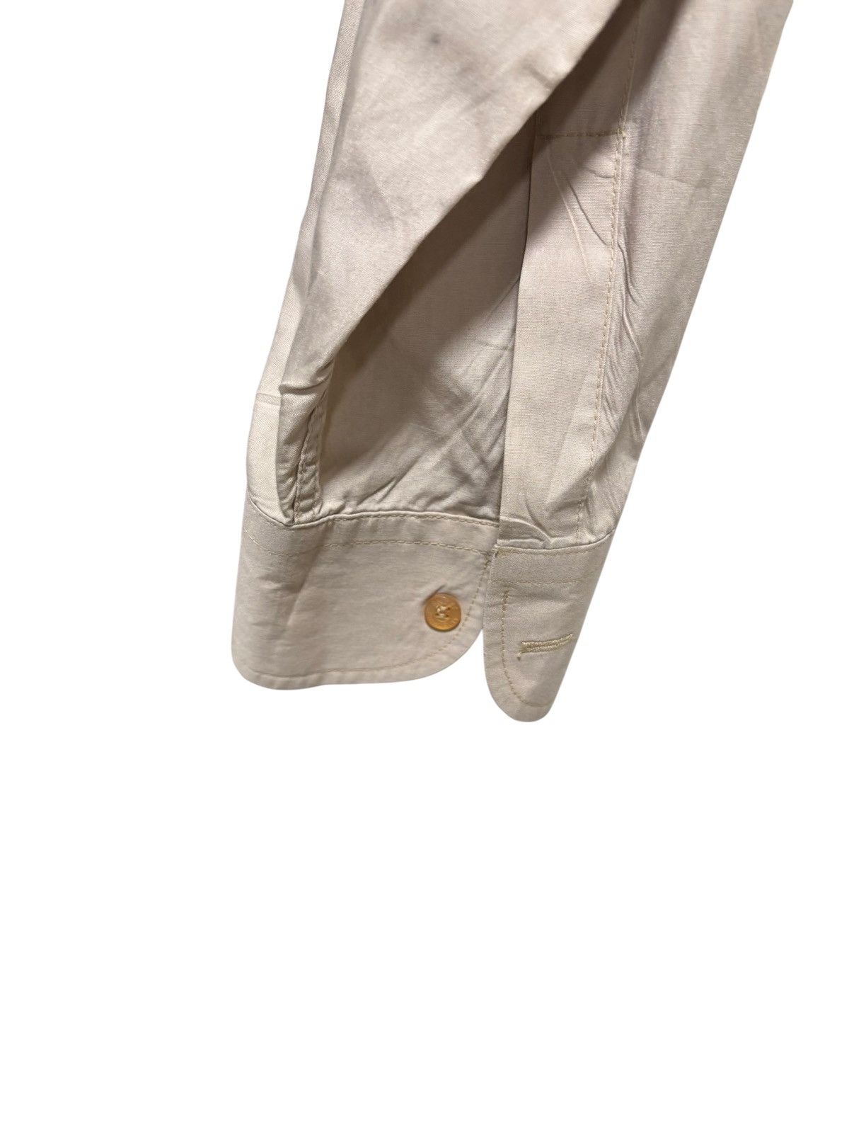 Moschino Archives Moschino Jeans Shirt Italy Beige Pin Embroidery AOP Size US L / EU 52-54 / 3 - 7 Thumbnail
