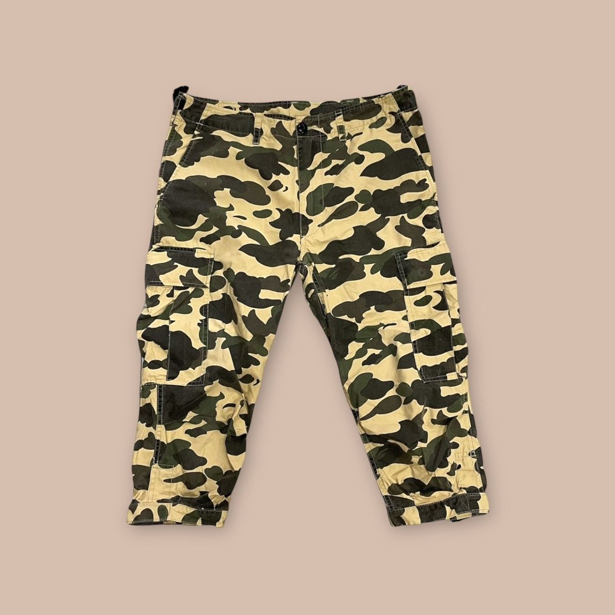 Bape Bape 1st Camo 6 Pocket Cropped Pants Size US 34 / EU 50 - 2 Thumbnail