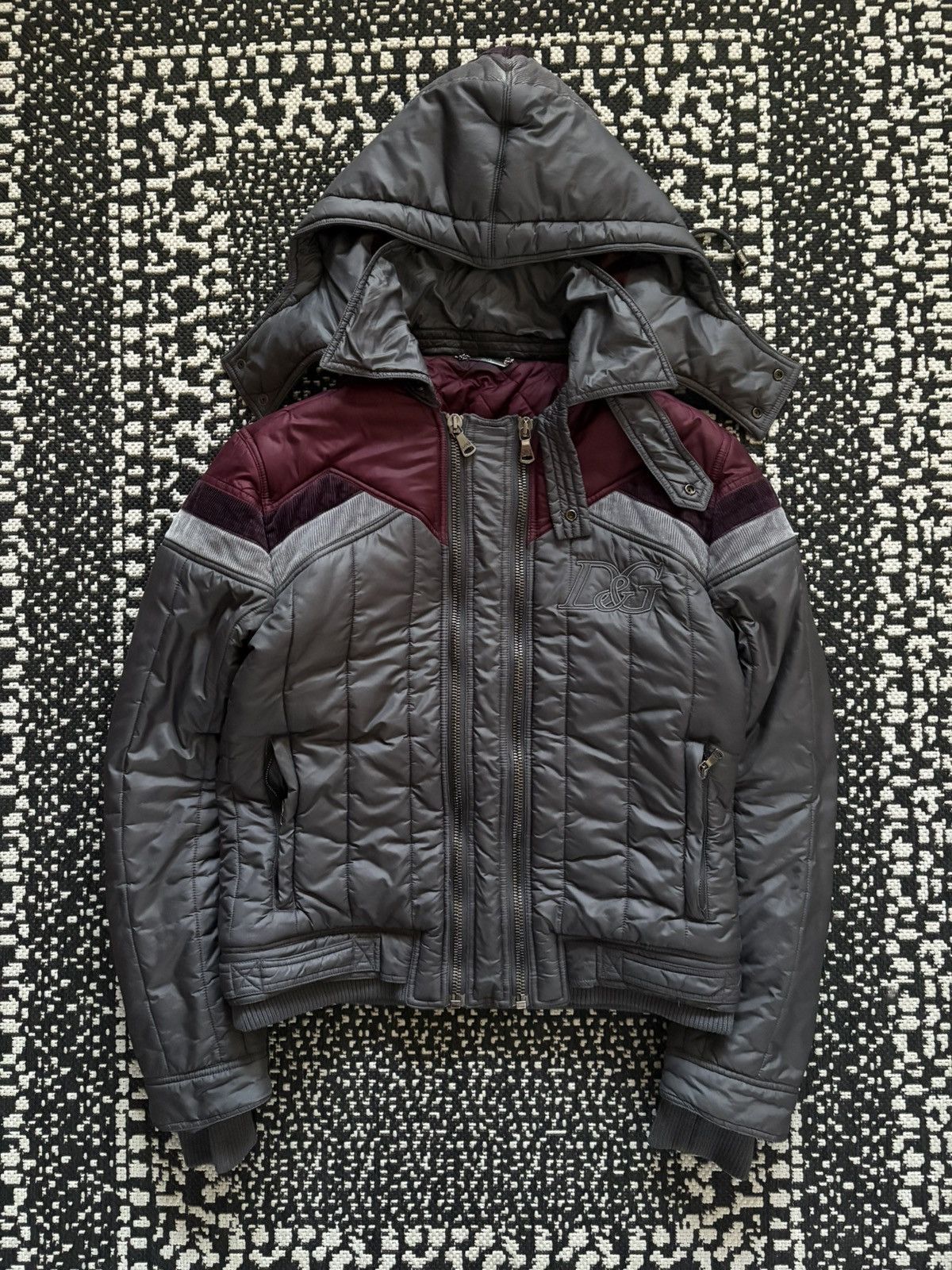 Dolce & Gabbana AW 2003 Archive Dolce&Gabbana Zip Sleeves Bomber