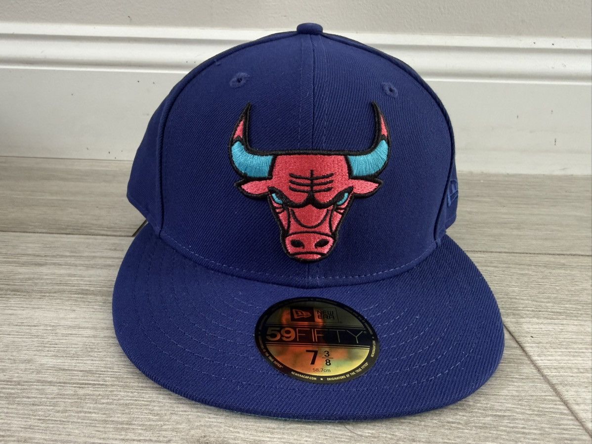 New Era Chicago Bulls Hat Club New Era Interstellar Fitted Sz 7 3/8 Size ONE SIZE - 1 Thumbnail