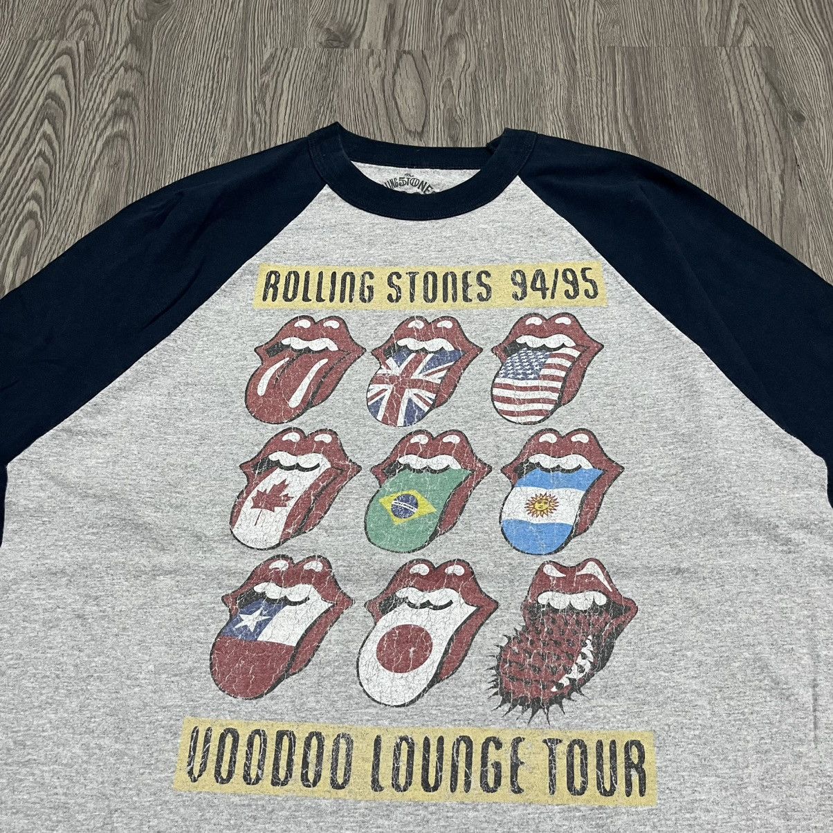 Vintage Reglan Tee The Rolling Stone Voodoo Lounge Tour 94/95 Size US XL / EU 56 / 4 - 2 Thumbnail