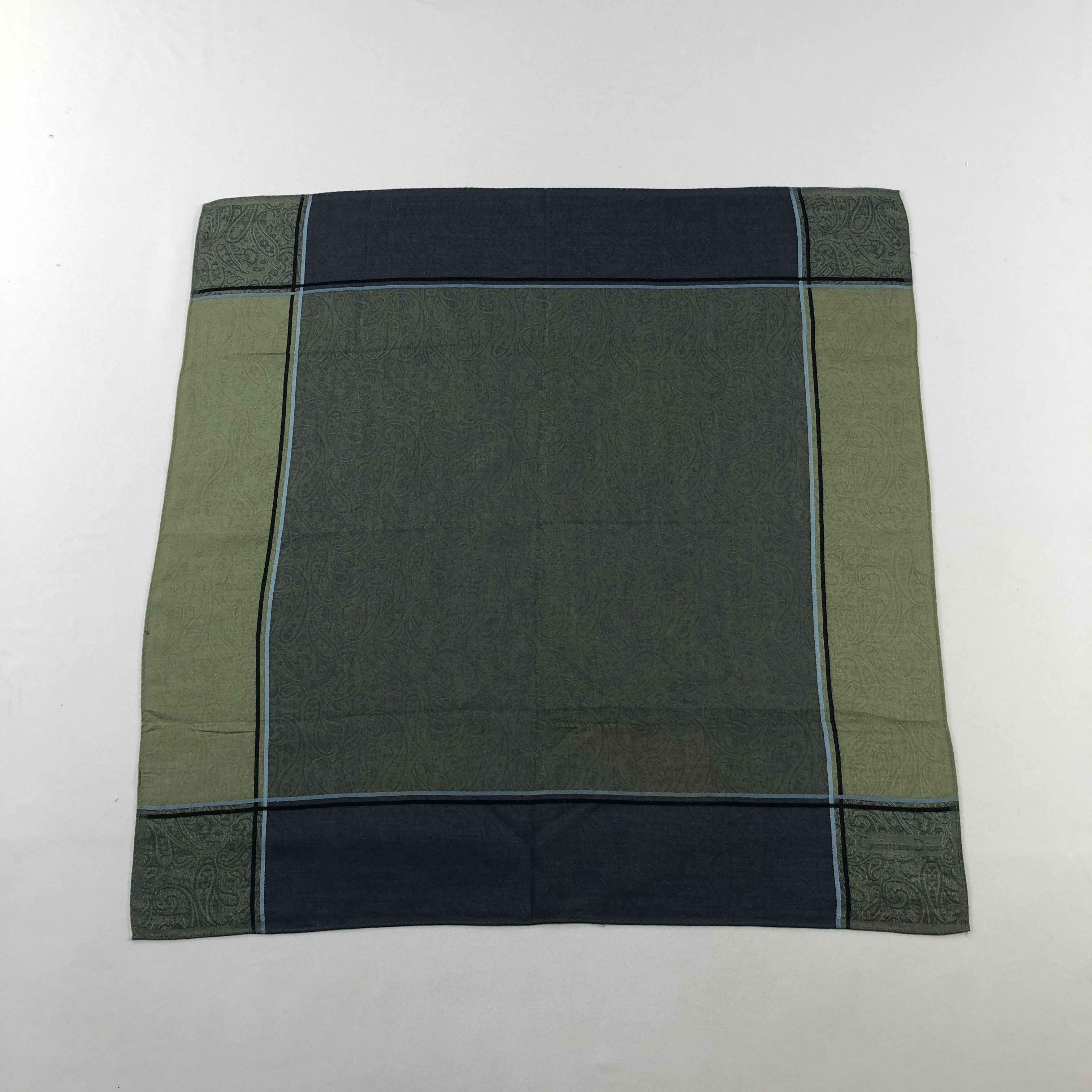 Christian Dior Monsieur Christian Dior Handkerchief Neckerchief Bandana H2953 Size ONE SIZE - 1 Thumbnail