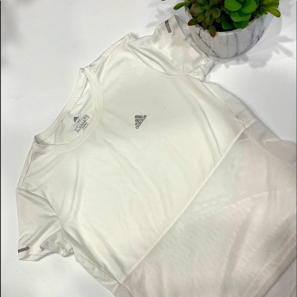 Adidas Adidas dri fit White T-shirt Size M Size M / US 6-8 / IT 42-44 - 1 Thumbnail