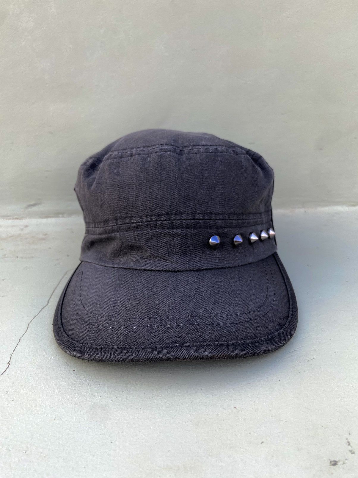 If Six Was Nine 2000s punk button studded ifsixwasnine patrol hat Size ONE SIZE - 2 Thumbnail