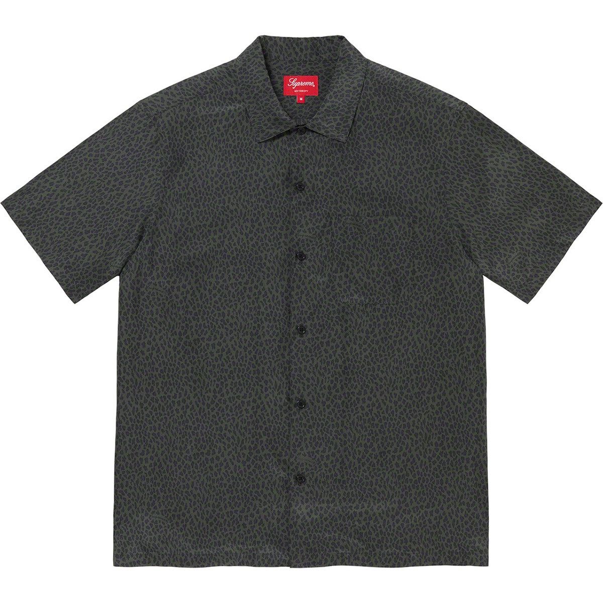 Supreme Supreme Leopard Silk S/S Shirt | Grailed